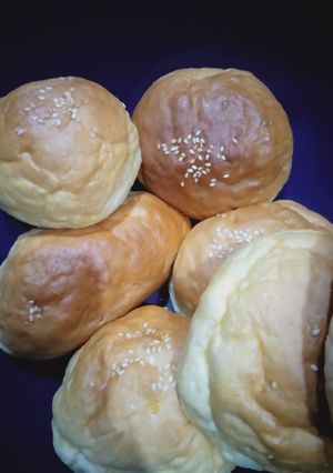 Foto resep Roti Burger Tang Zhong