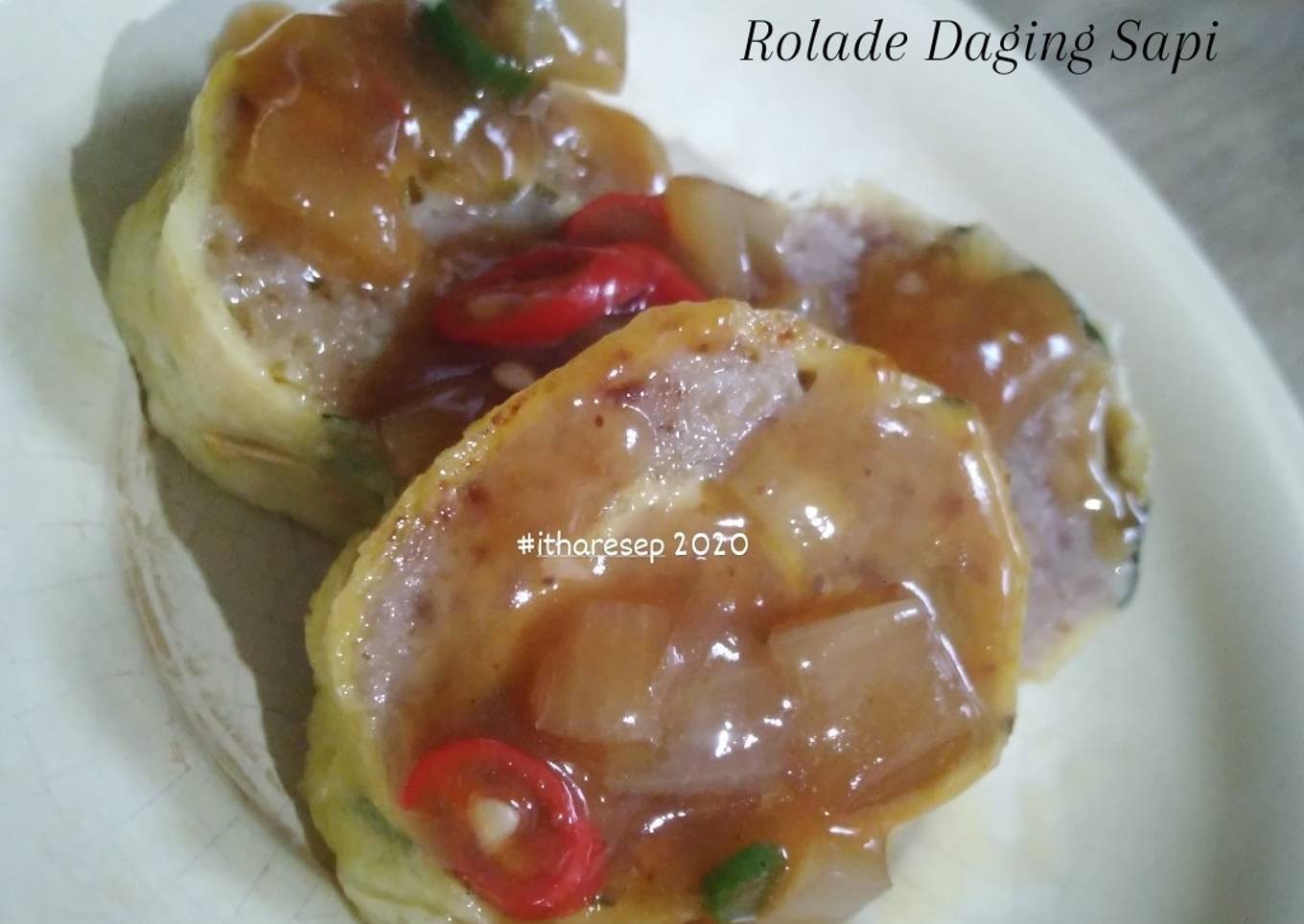 Saus untuk Rolade Daging Sapi