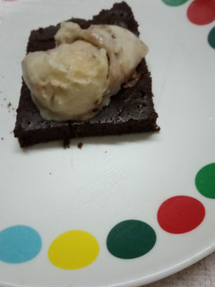 Una foto de Brownie de chocolate