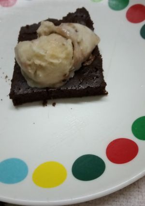 Una foto de Brownie de chocolate