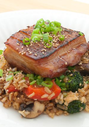 A picture of Asian Braised Pork Belly.