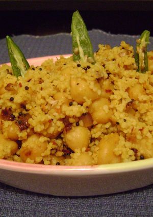 A picture of Chickpeas & Couscous Salad.