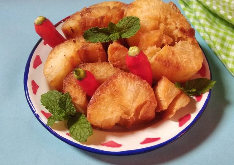 Resep Mudah Klothok | Singkong Goreng Merekah Praktis Enak