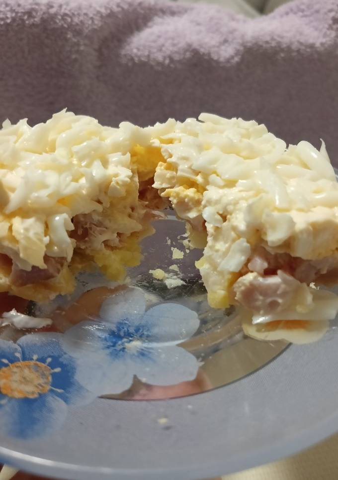 Салат з копченою куркою