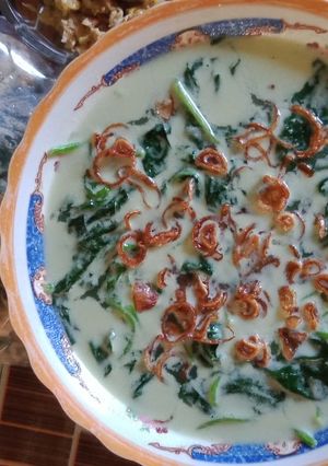 Foto resep Sayur Bobor Bayam (bayam santan)