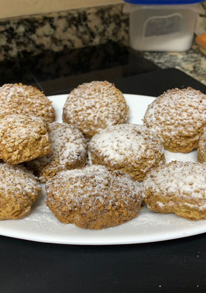 Una foto de Polvorones de almendras saludables sin azúcar