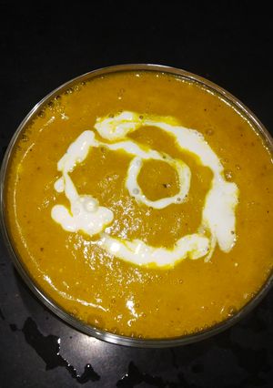 काली मिर्च पंमकिन क्रीमी सूप रेसिपी मुख्य फोटो