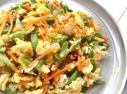 Gambar buncis orek telur