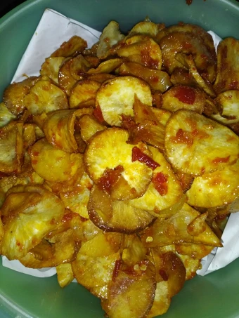 Langkah Mudah untuk Membikin Resep Balado Keripik Singkong aka Keripik Sanjai yang Enak Banget Anti Ribet, Bikin Ngiler