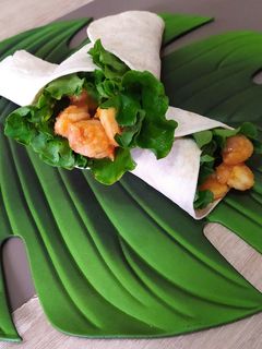 Φωτογραφία της συνταγής Burritos με πικάντικες γαρίδες 🌯🦐