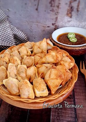 Foto resep Batagor mini dan bumbu kacang