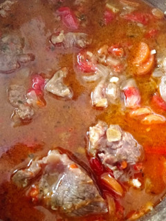 Una foto de Carne de ternera guisada con zanahoria