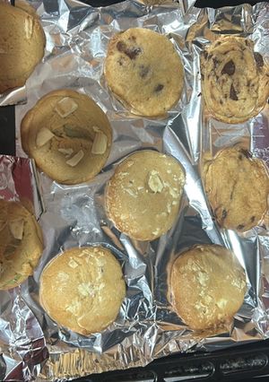 Una foto de Galletas estilo crumble cookies