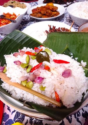 Foto resep Nasi Liwet Rice Cooker