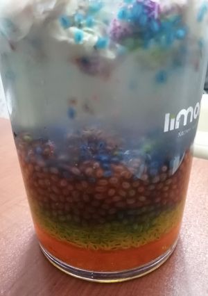 عکسی از دستور شربت رنگی