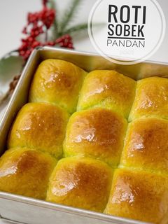 Foto resep Roti Sobek Pandan