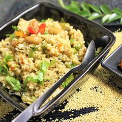 A picture of Foxtail Millet Upma.