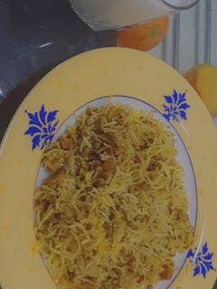 عکسی از دستور عدس پلو با دوغ