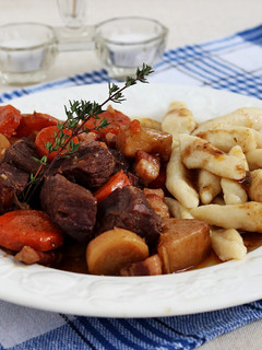 Burgundi marha (Boeuf Bourguignon) recept fotója