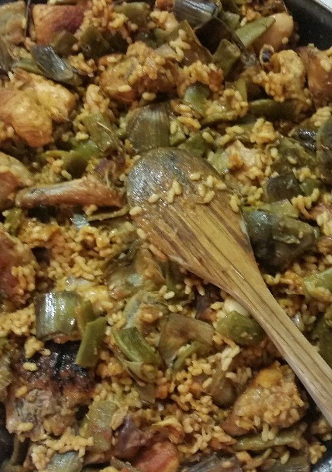 Una foto de Paella Valenciana (la tradicional)