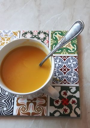 Une photo de Veloute de légumes et champignons