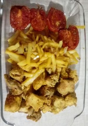 عکسی از دستور جوجه کباب تابه ای