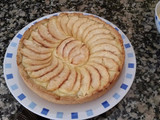 Tarta de manzana con hojaldre