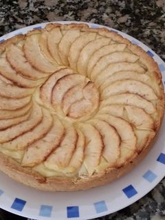 Una foto de Tarta de manzana con hojaldre