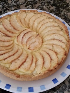 Una foto de Tarta de manzana con hojaldre