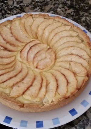 Una foto de Tarta de manzana con hojaldre