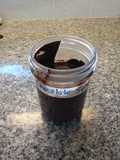 Chocolate syrup with stevia