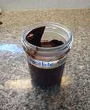 Chocolate syrup with stevia