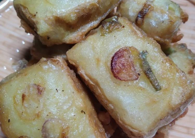 Resep 77. Tahu Bawang Goreng Tepung - ala Mamah Afa yang Menggugah Selera