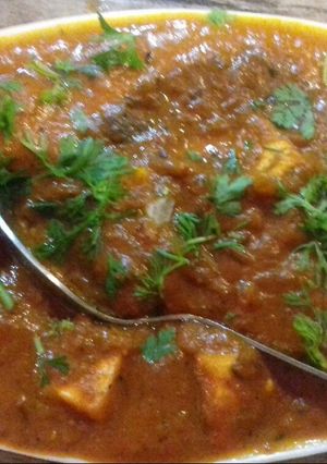 A picture of Paneer kadhai.