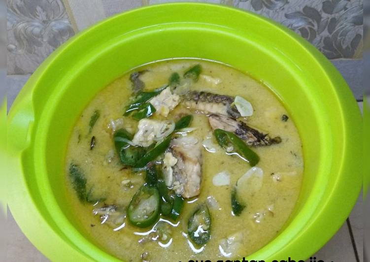 Resep Cue Santan Cabe Ijo yang Lezat