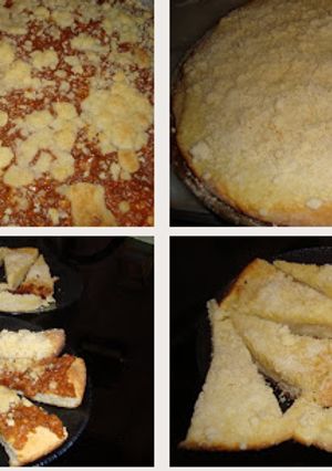 Una foto de Rübbelkuchen, torta de los Alemanes del Volga