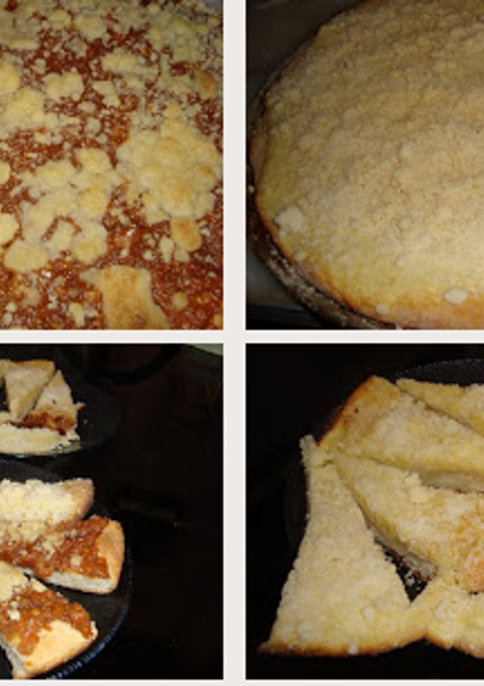 Una foto de Rübbelkuchen, torta de los Alemanes del Volga