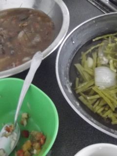 Una foto de Ceviche de camarón y nopal el geras