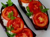 Баклажани під ніжним часниковим соусом
