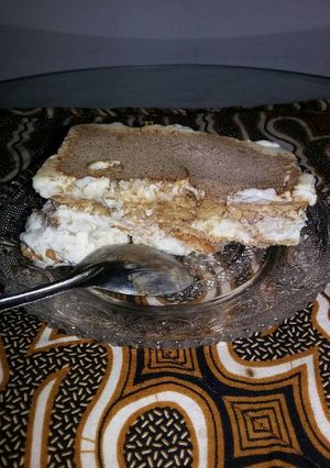 Foto resep Ice cream home made tiramisu tanpa mascarpone (mudah dan sederha