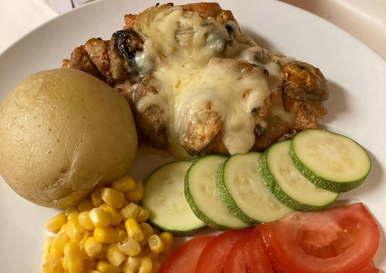 Chicken Mushroom Yogurt Marinate Chicken Mushroom Yogurt Marinate