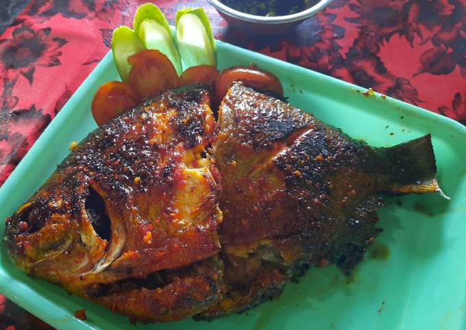 Ikan bakar madu teflon praktis