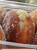 Bombas rellenas con crema pastelera y Nutella