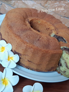 Foto resep BOLU MARMER/MARMER CAKE SUPER ENAK MUDAH DIBUAT