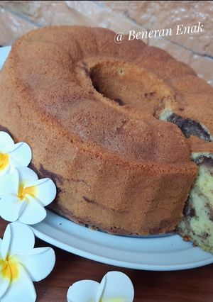Foto resep BOLU MARMER/MARMER CAKE SUPER ENAK MUDAH DIBUAT