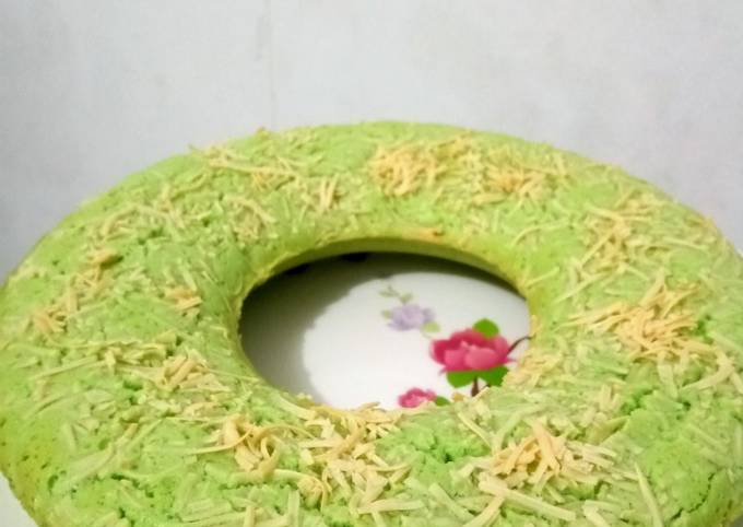 Cara Gampang Menyiapkan 104. Bolu Pandan Putih Telur Anti Gagal