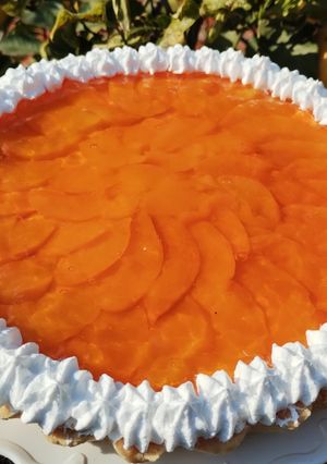 Una foto de Tarta de Durazno