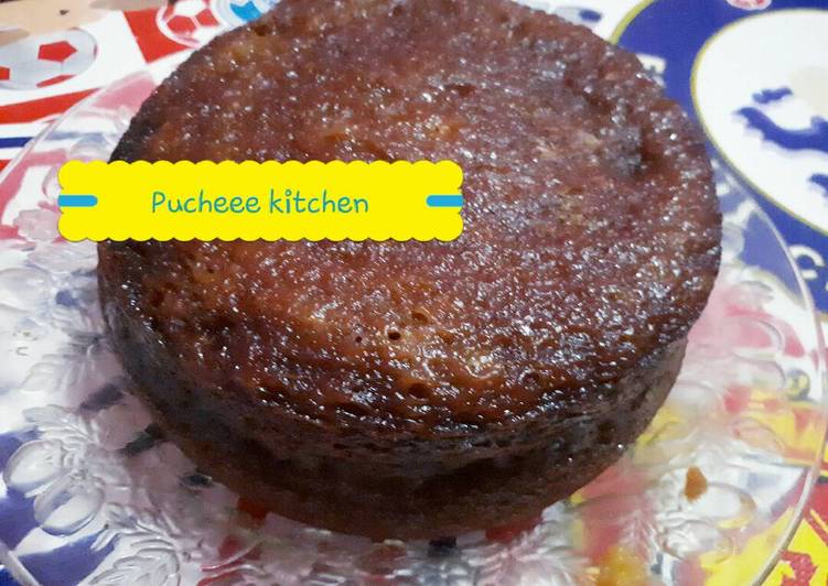  Resep  Bolu  karamel sarang semut magic  com oleh Pucheee 