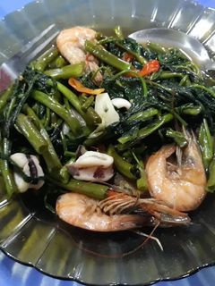 Foto resep Tumis kangkung sea food