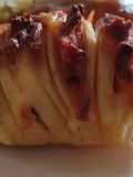 Papas acordeón rellenas con queso y panceta 🥔🧀🥓